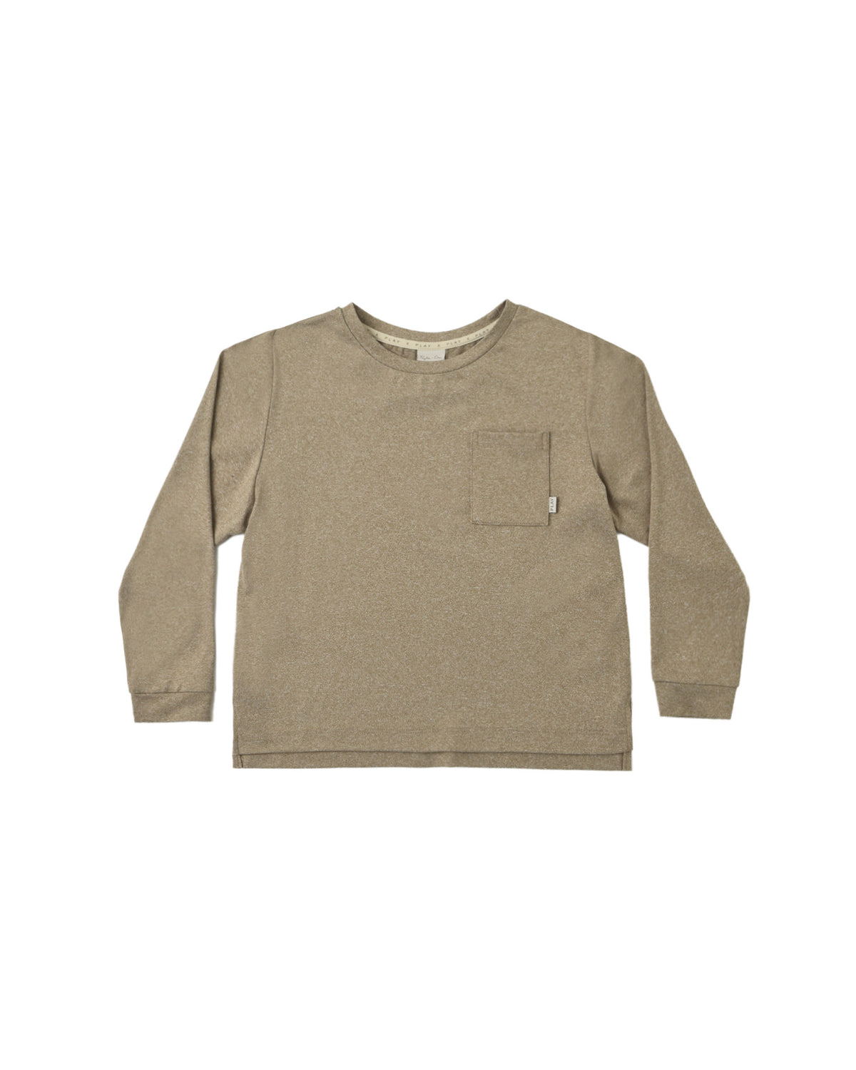 Long Sleeve Pocket Tee | Heathered Olive