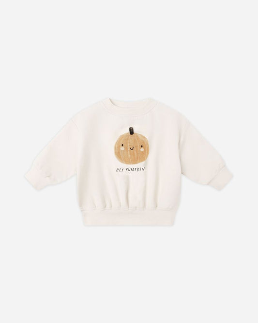 Relaxed Fleece Sweatshirt | Pumpkin