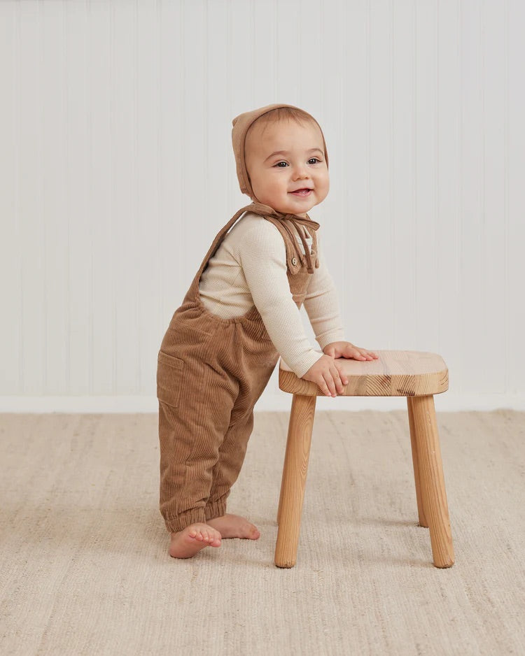 Corduroy Baby Overalls I Cinnamon