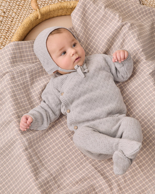 Knit Wrap Top + Pant Set | Cloud