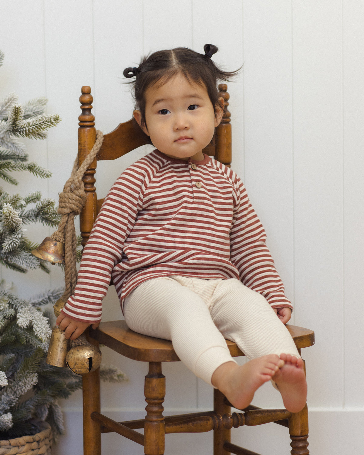 Henley Knit Top | Candy Stripe