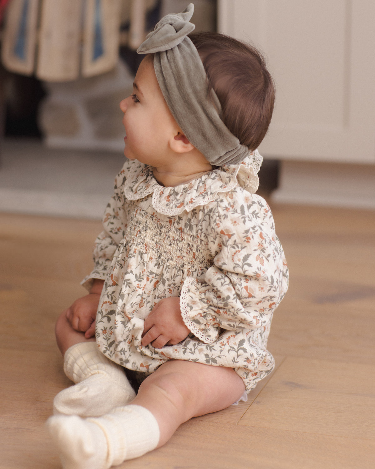 Callie Romper | Holiday Floral