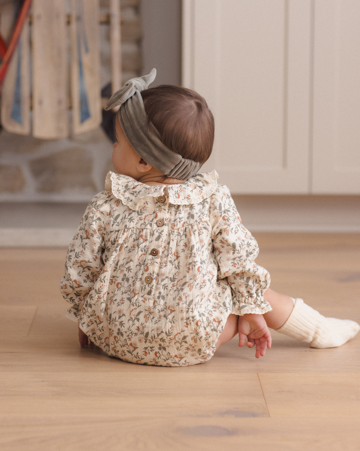 Callie Romper | Holiday Floral