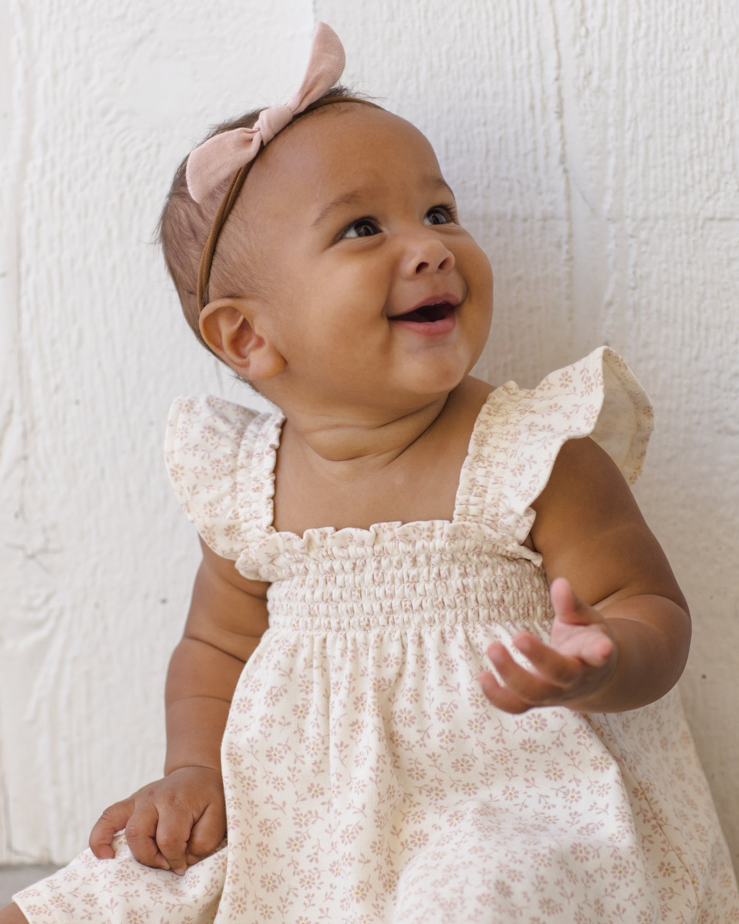 Smocked Jersey Dress | Ditsy