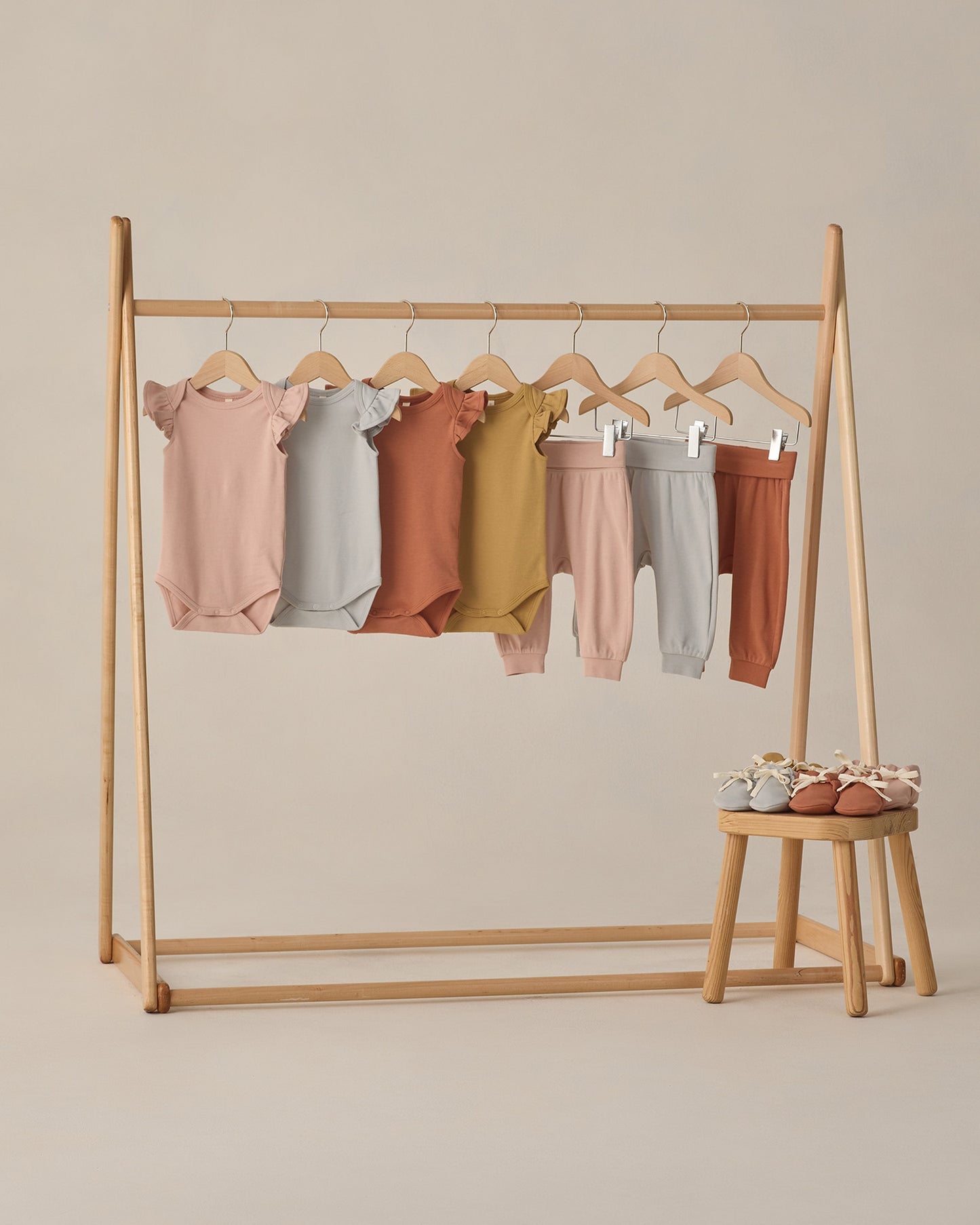Flutter Sleeve Bodysuit | Blush