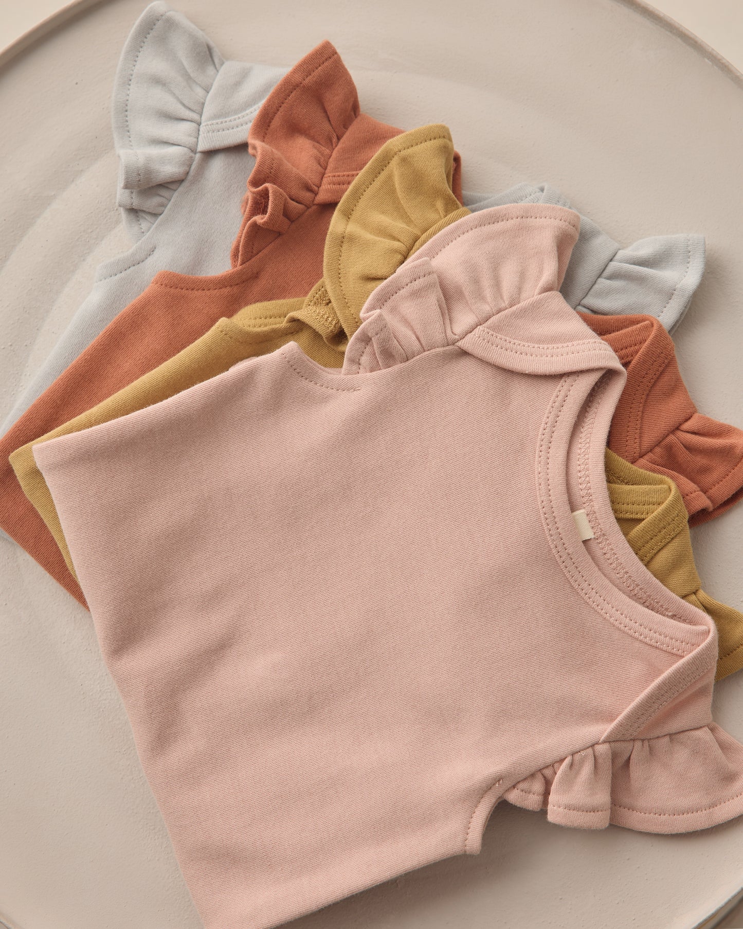 Flutter Sleeve Bodysuit | Blush