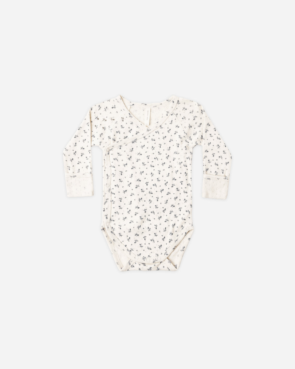 Side Snap Bodysuit | Blue Ditsy