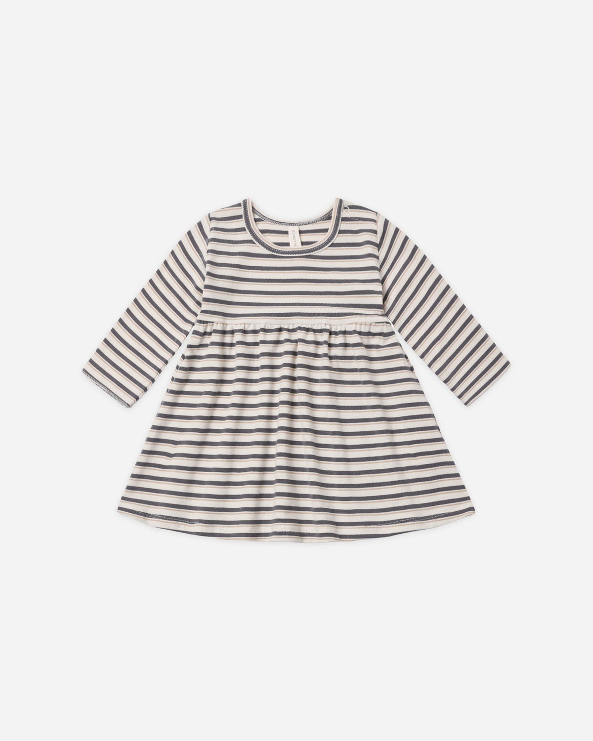 Long Sleeve Baby Dress | Vintage Stripe