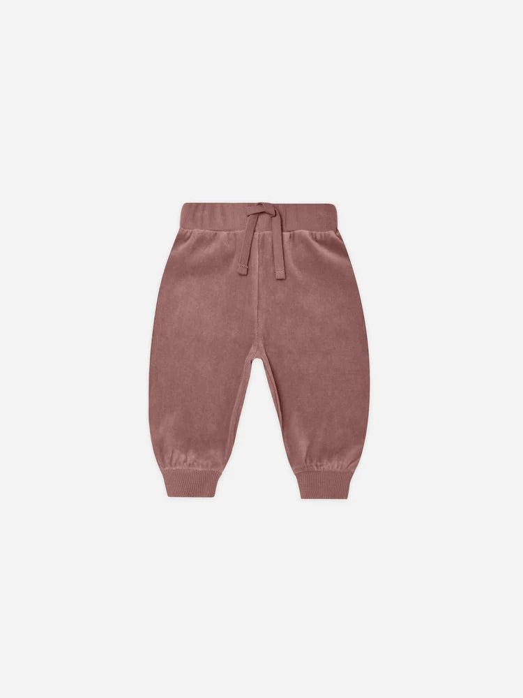 Velour Relaxed Sweatpants I Fig