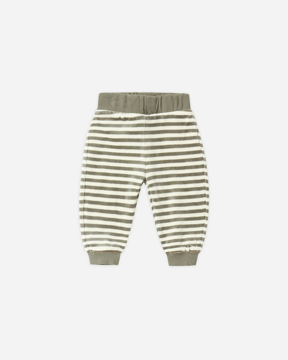 Velour Relaxed Sweatpants | Spruce Stripe