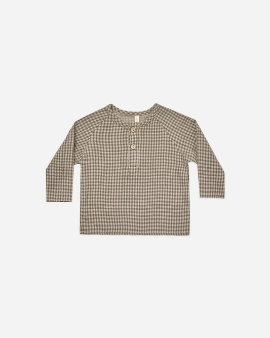 Zion Shirt | Forest Micro Plaid