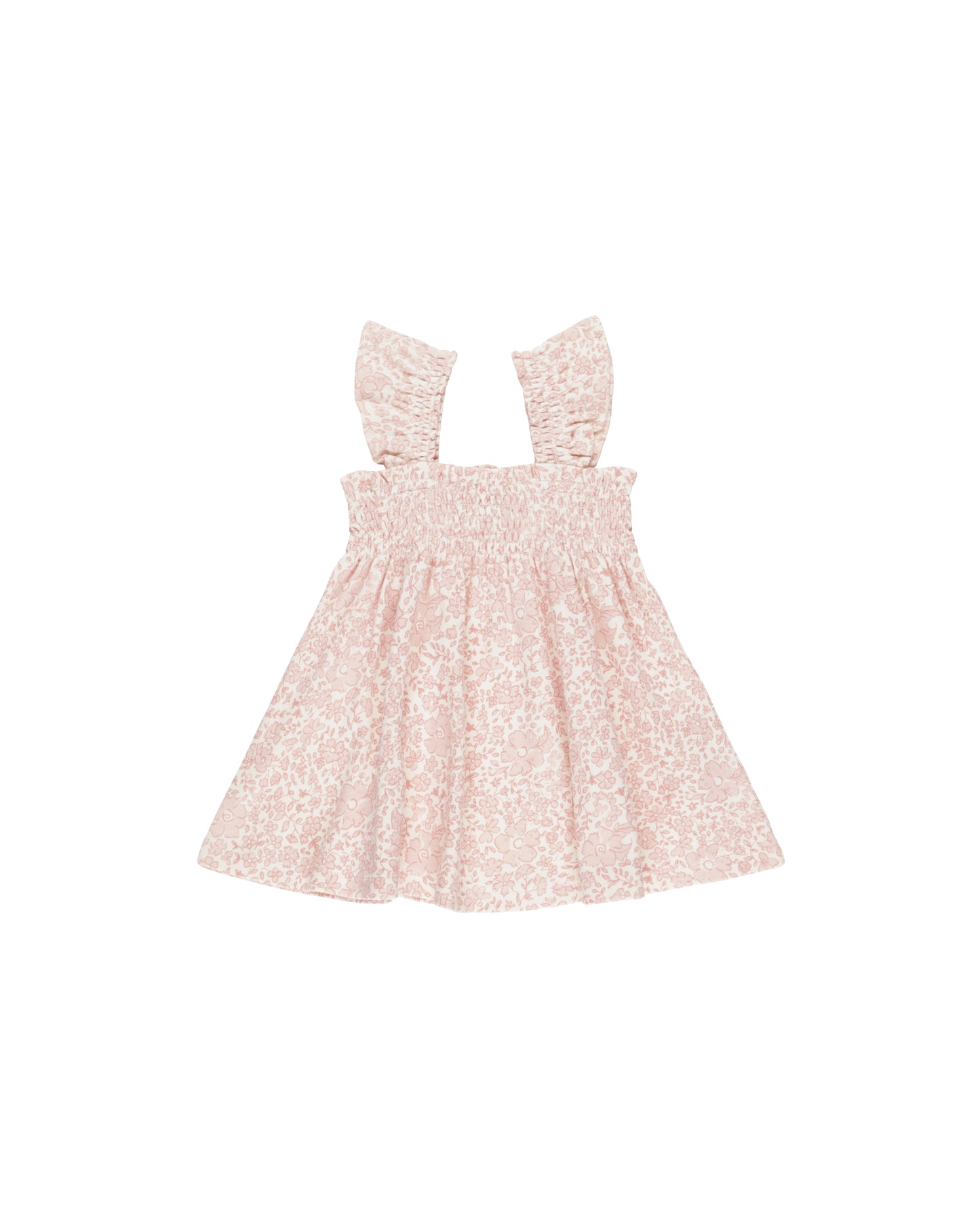 Smocked Jersey Dress I Pink Bloom