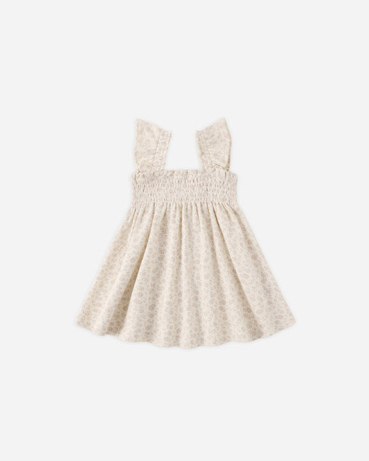 Smocked Jersey Dress | Ditsy