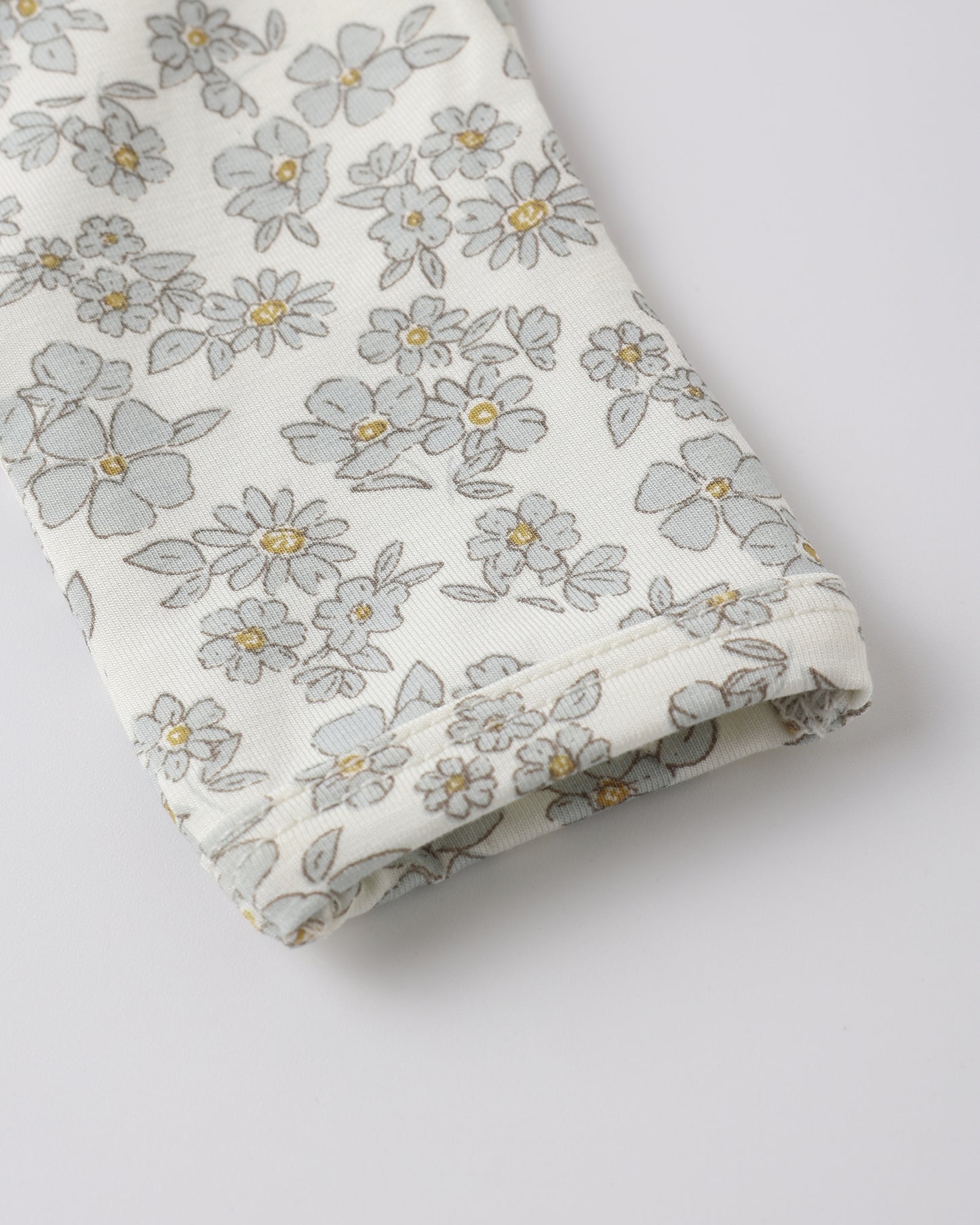 Bamboo Baby Gown + Hat Set | Blue Floral