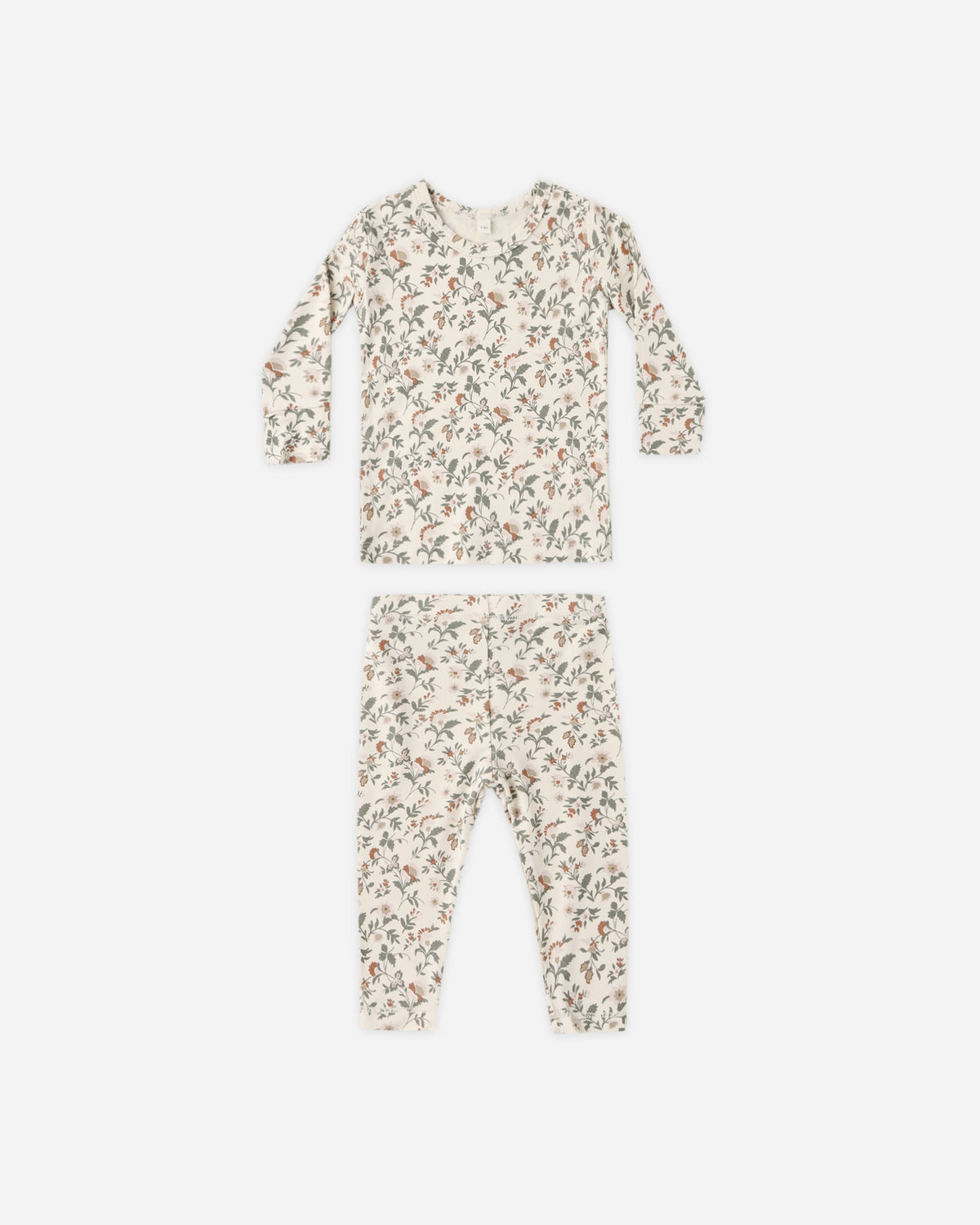 Bamboo Pajama Set | Holiday Floral