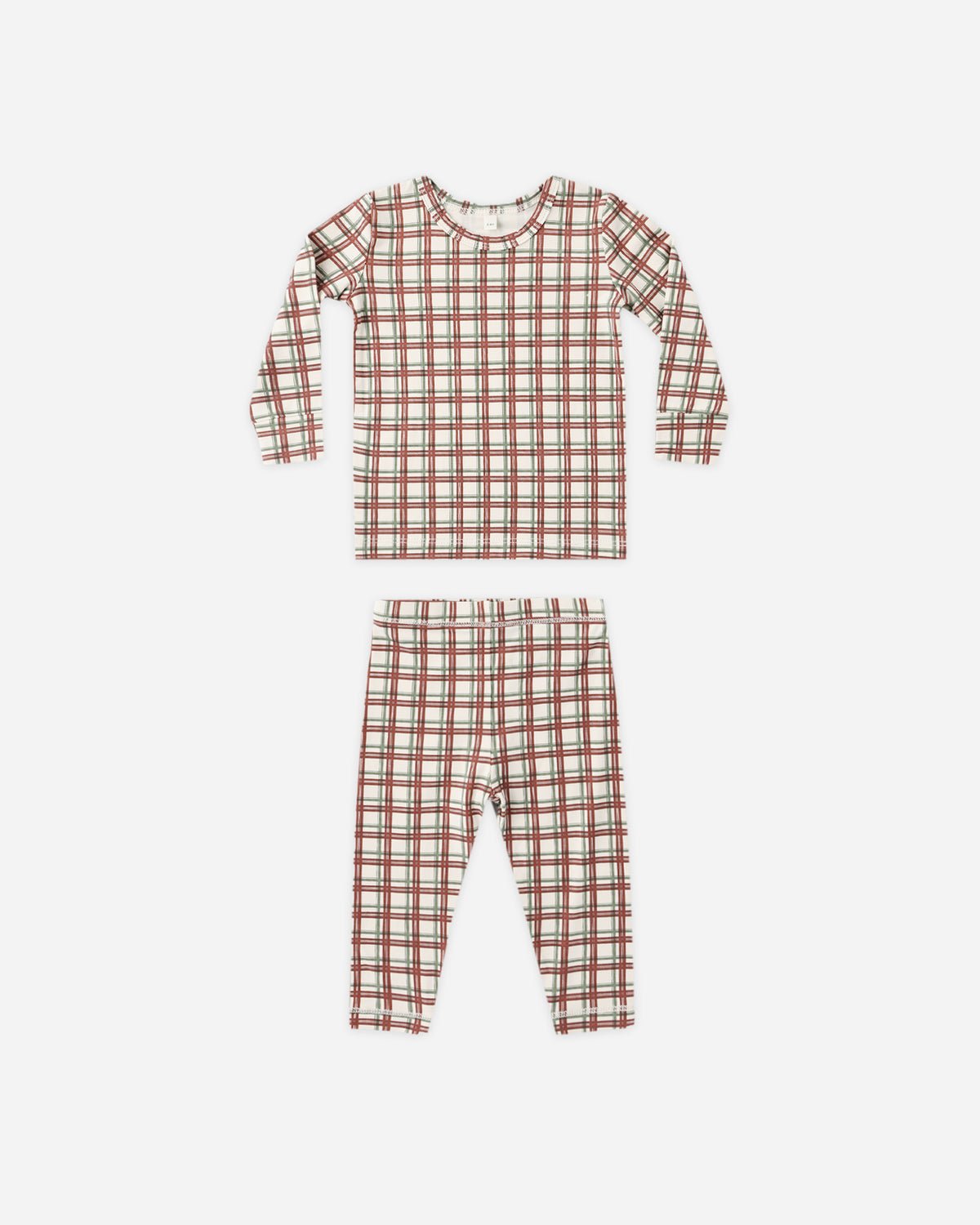 Bamboo Pajama Set | Redwood Check