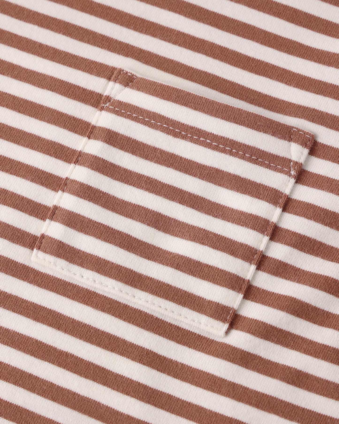 Boxy Pocket Tee + Short Set | Poppy Stripe