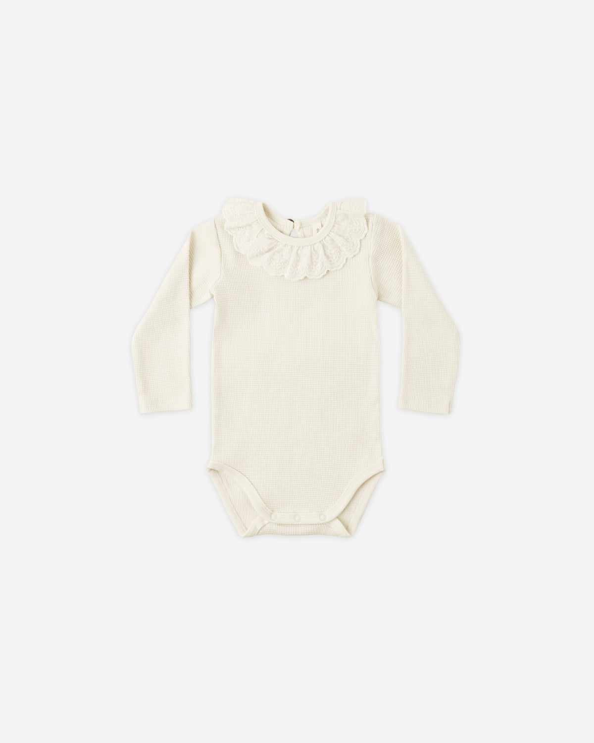 Ruffle Collar Bodysuit | Natural