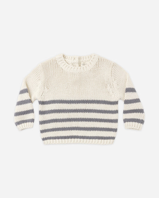 Rex Sweater | Slate Stripe