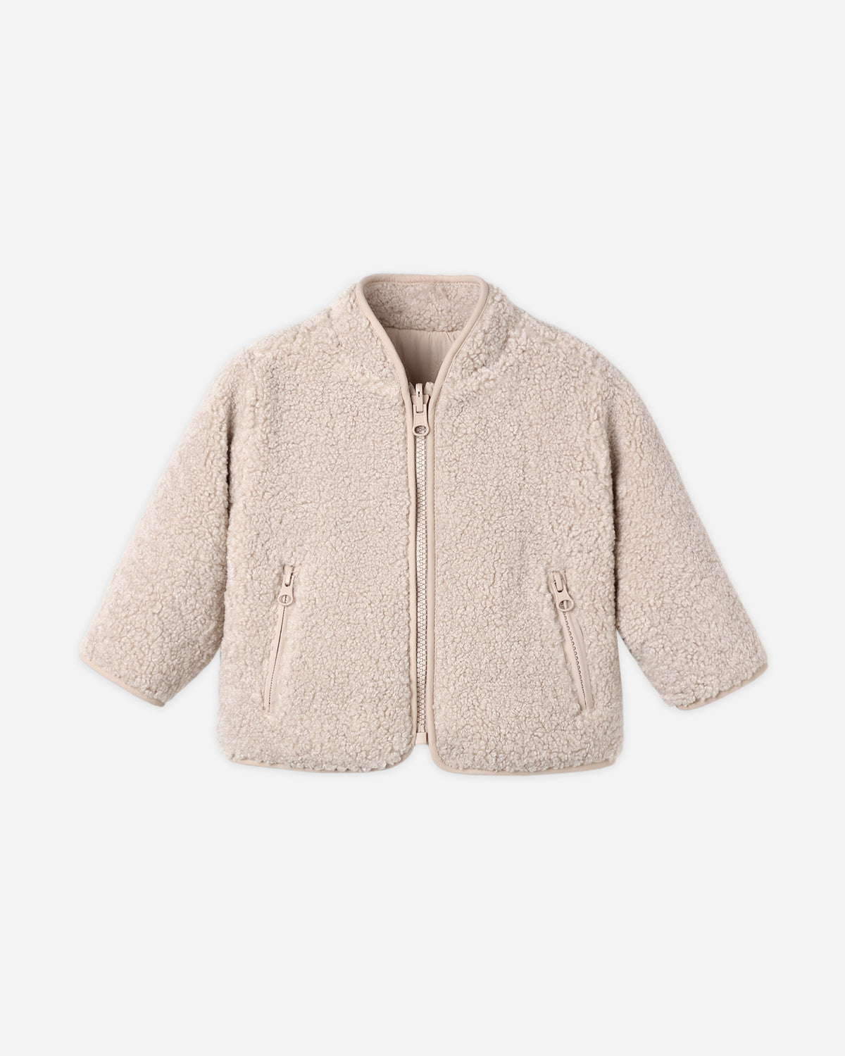 Shearling Zip Jacket | Rose Water