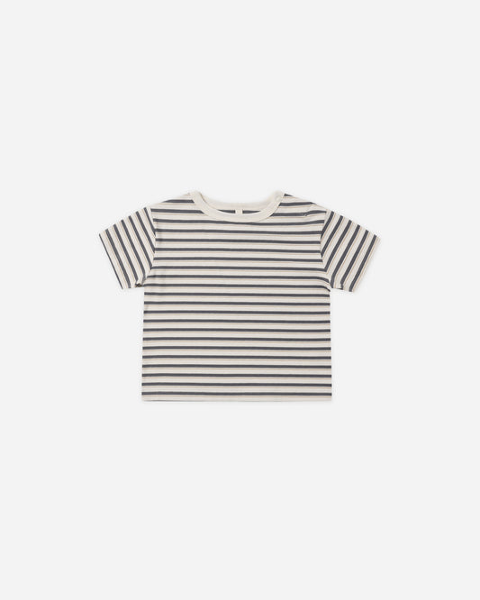 Boxy Tee | Vintage Stripe