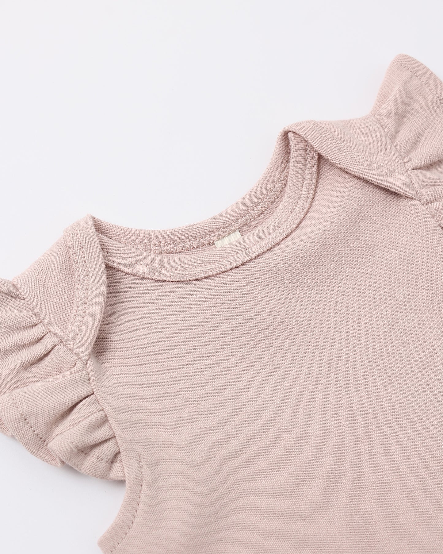 Flutter Sleeve Bodysuit | Blush