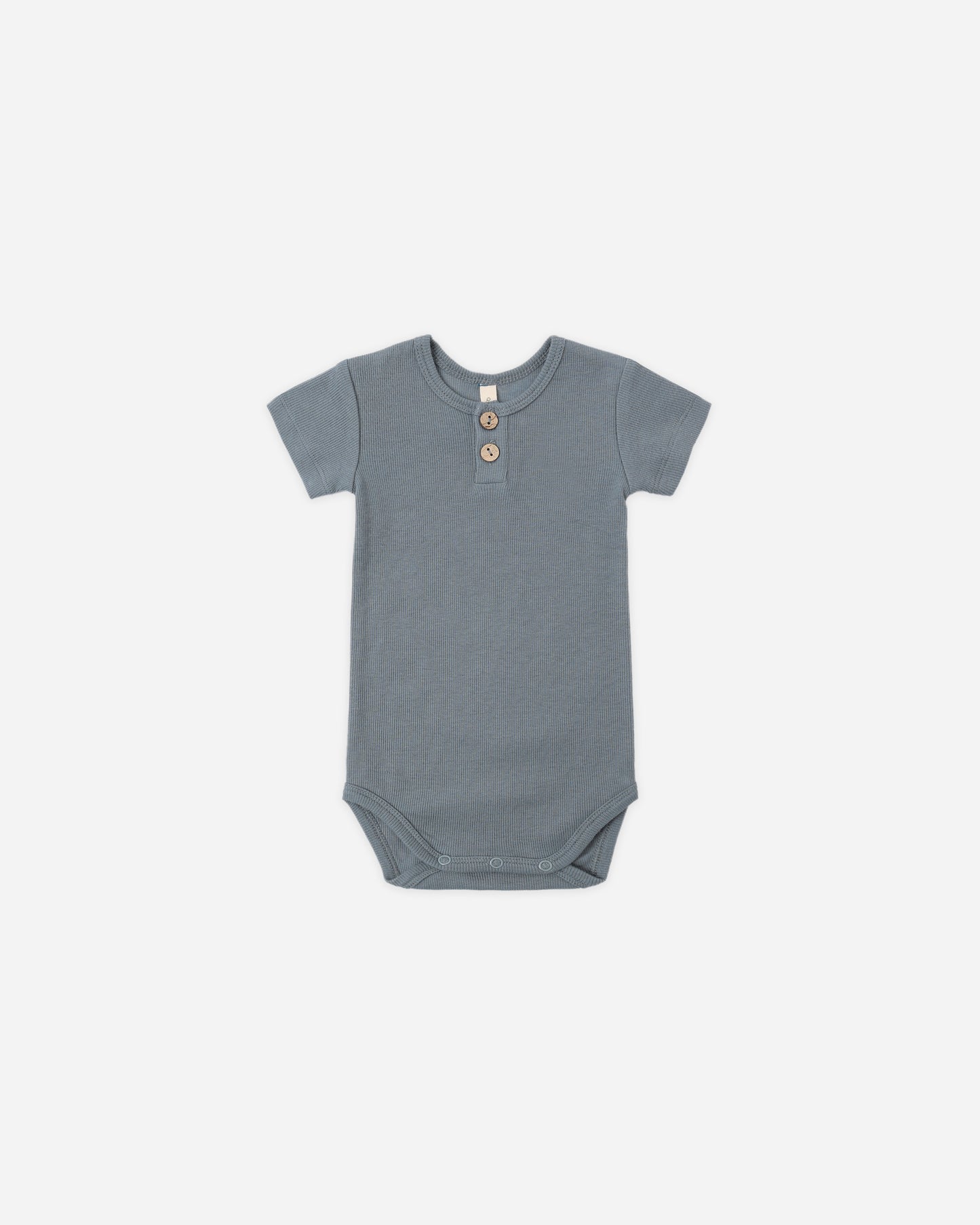 Ribbed Henley Bodysuit | Ocean