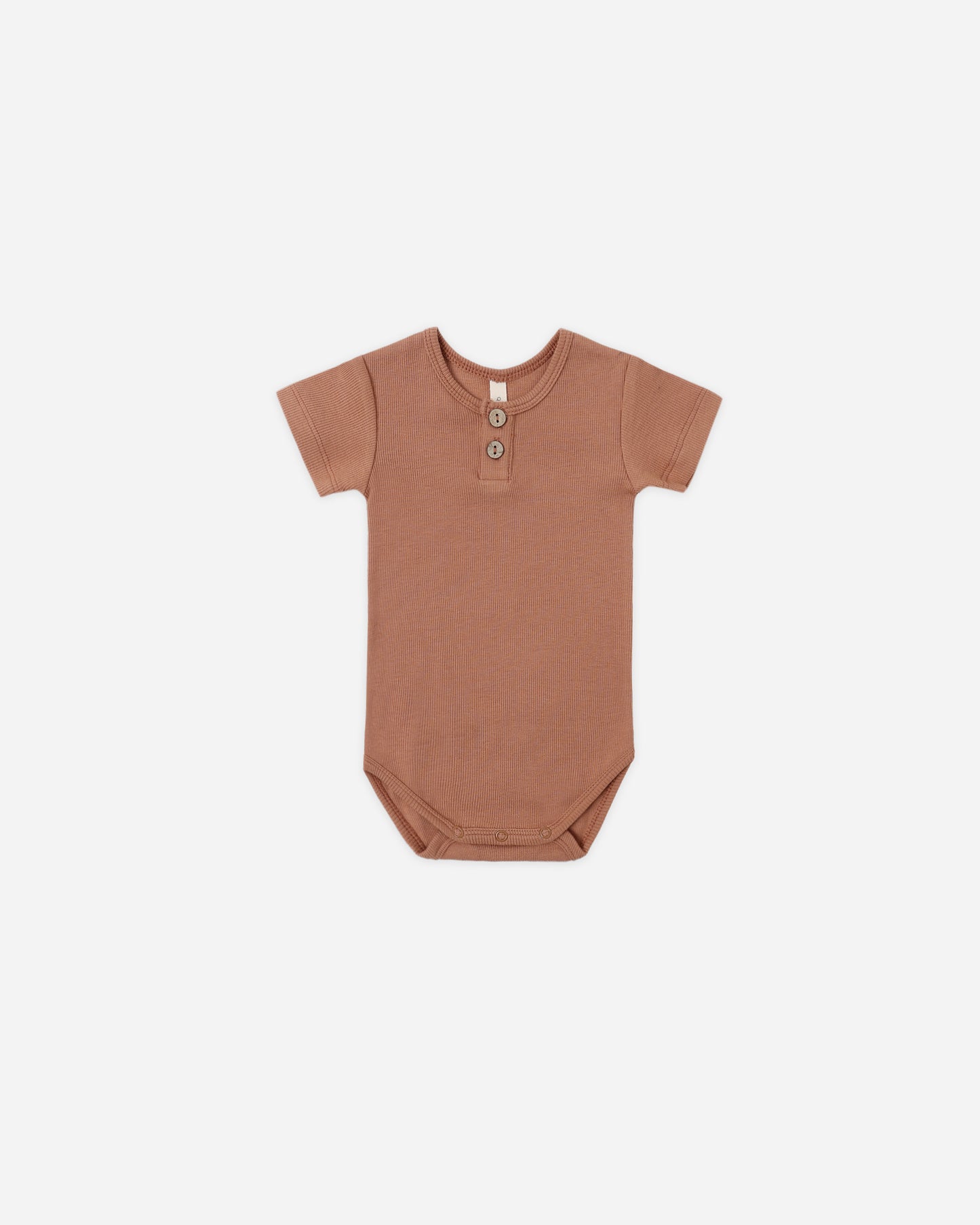 Ribbed Henley Bodysuit | Poppy