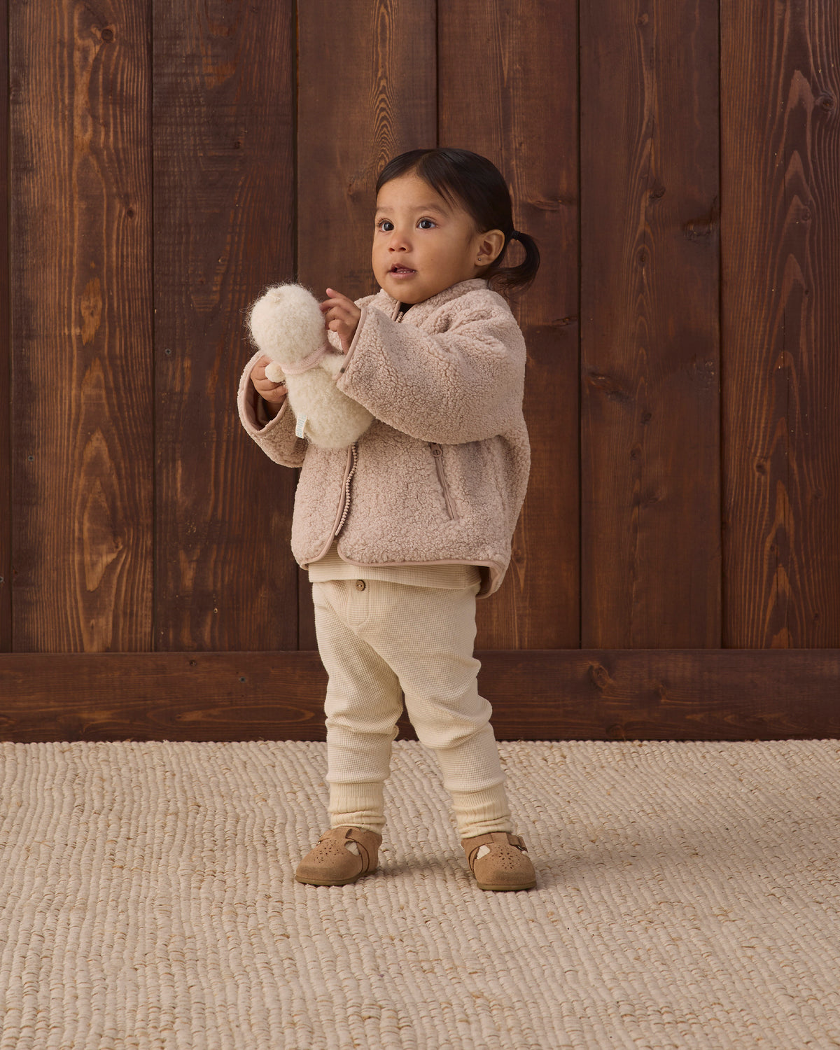 Shearling Zip Jacket | Rose Water