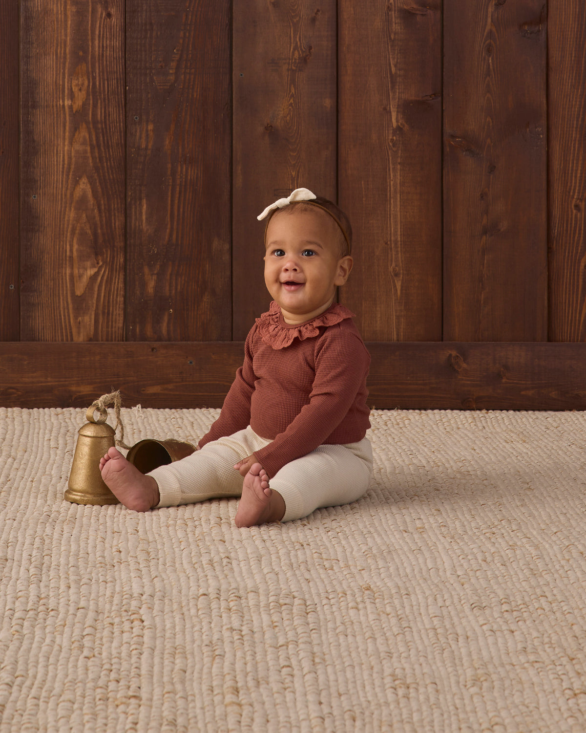 Ruffle Collar Bodysuit | Redwood