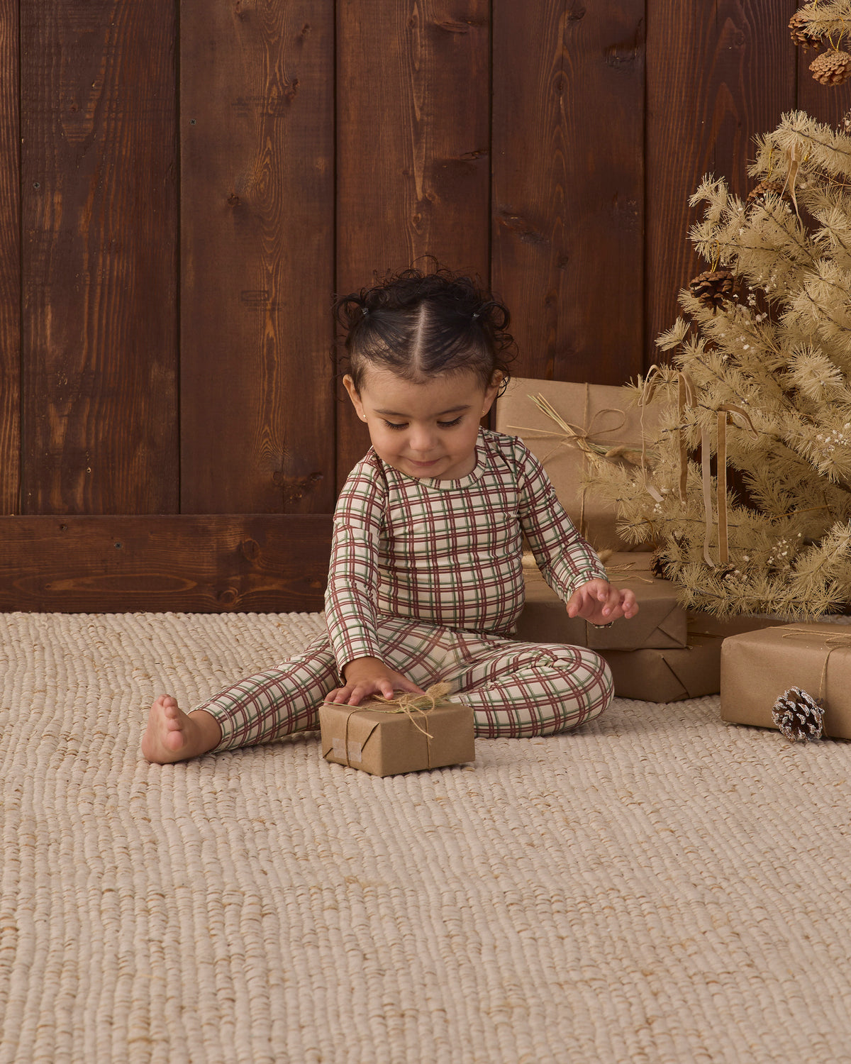 Bamboo Pajama Set | Redwood Check