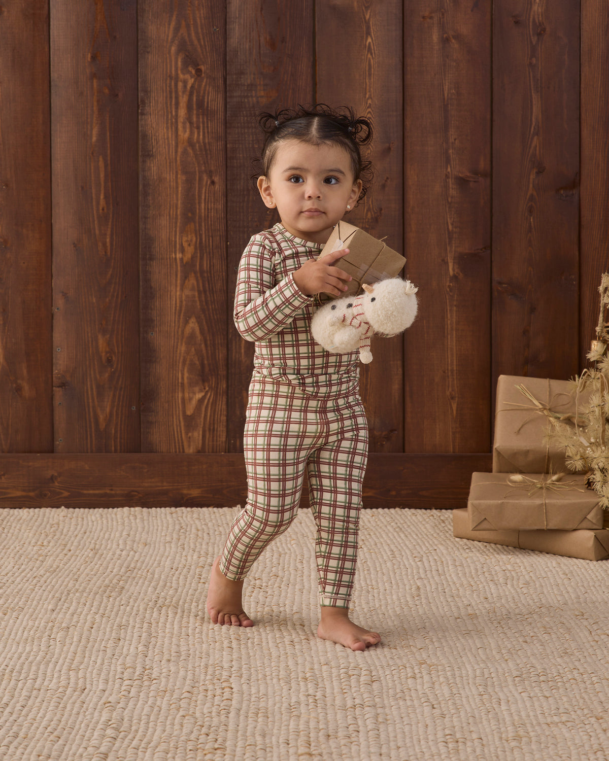 Bamboo Pajama Set | Redwood Check