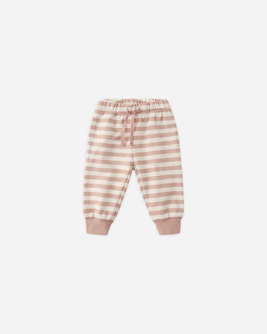 Relaxed Sweatpants | Pink Stripe