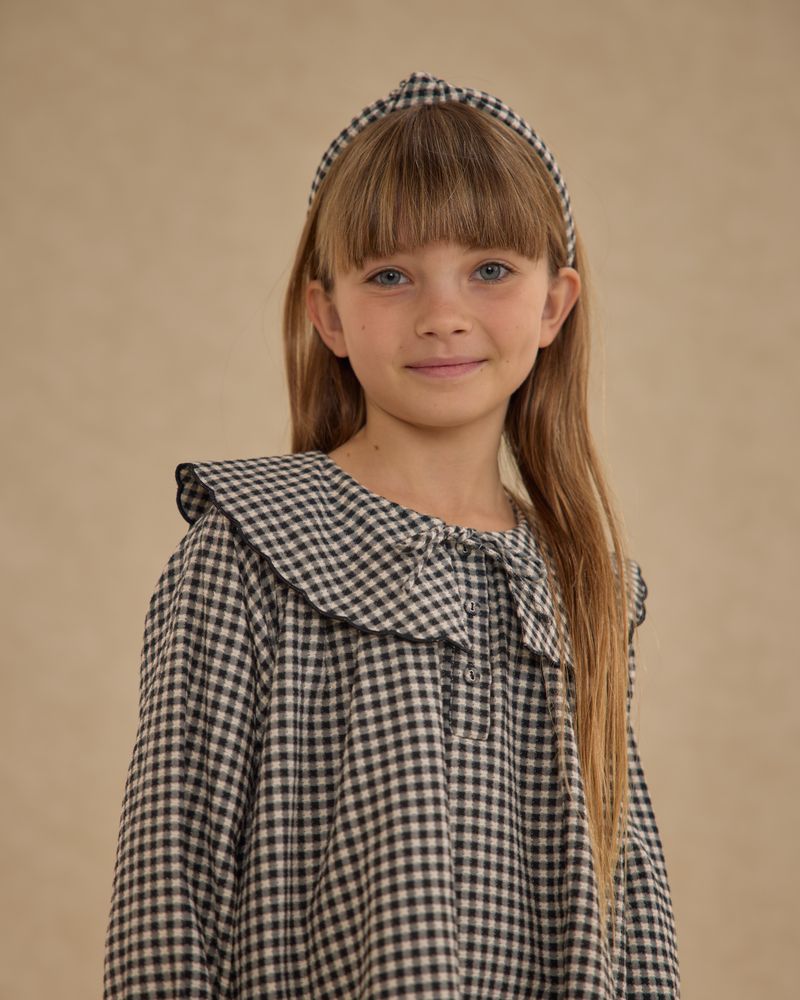 Mini Dress | Black Gingham