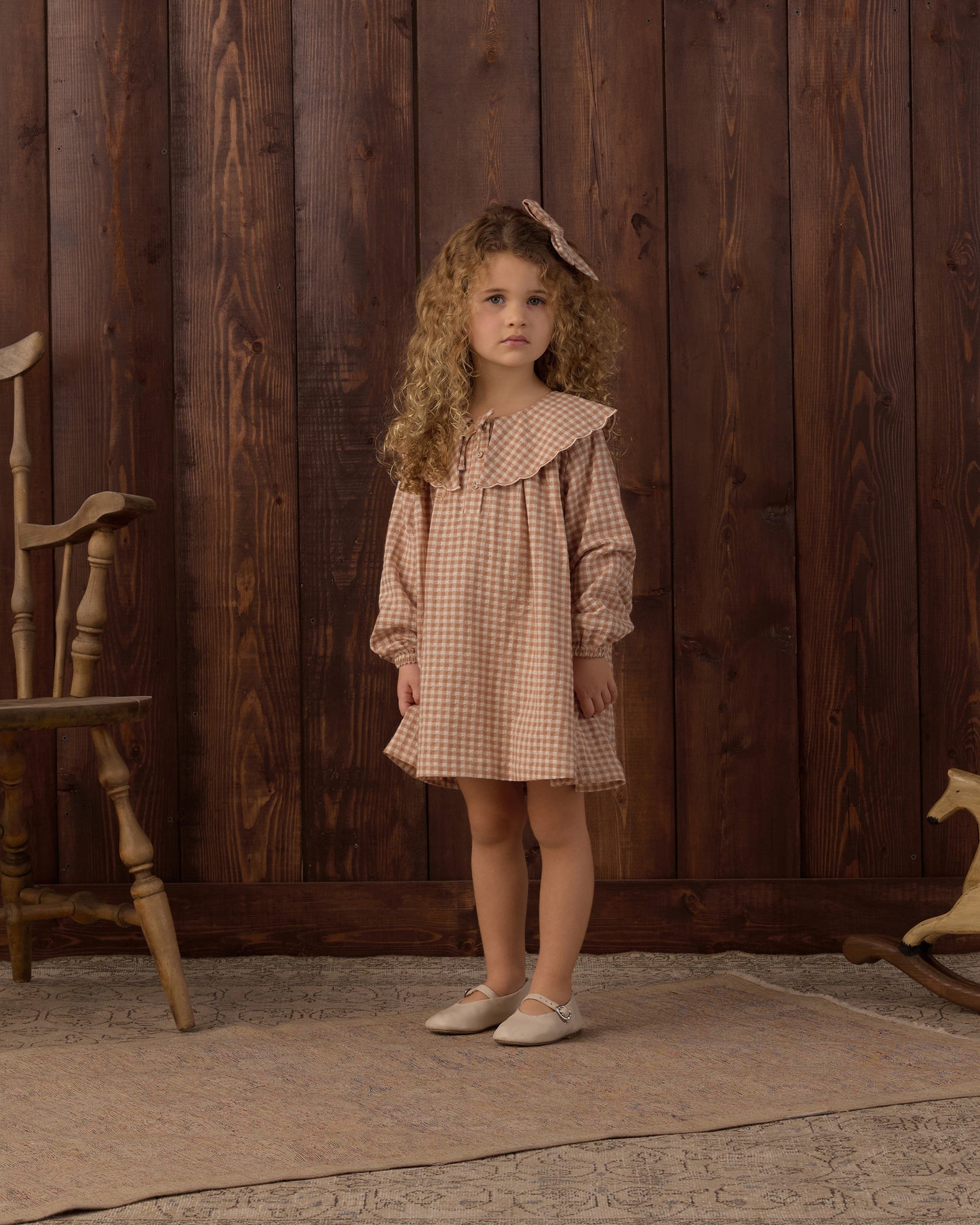 Collette Mini Dress | Fawn Gingham
