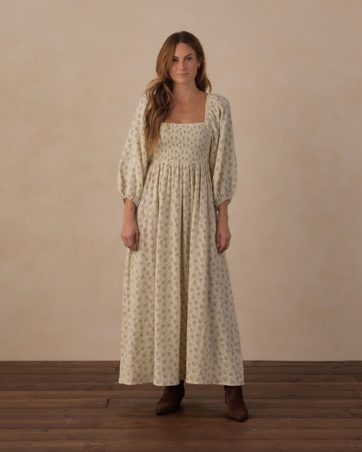 Women's Della Dress | Green Iris