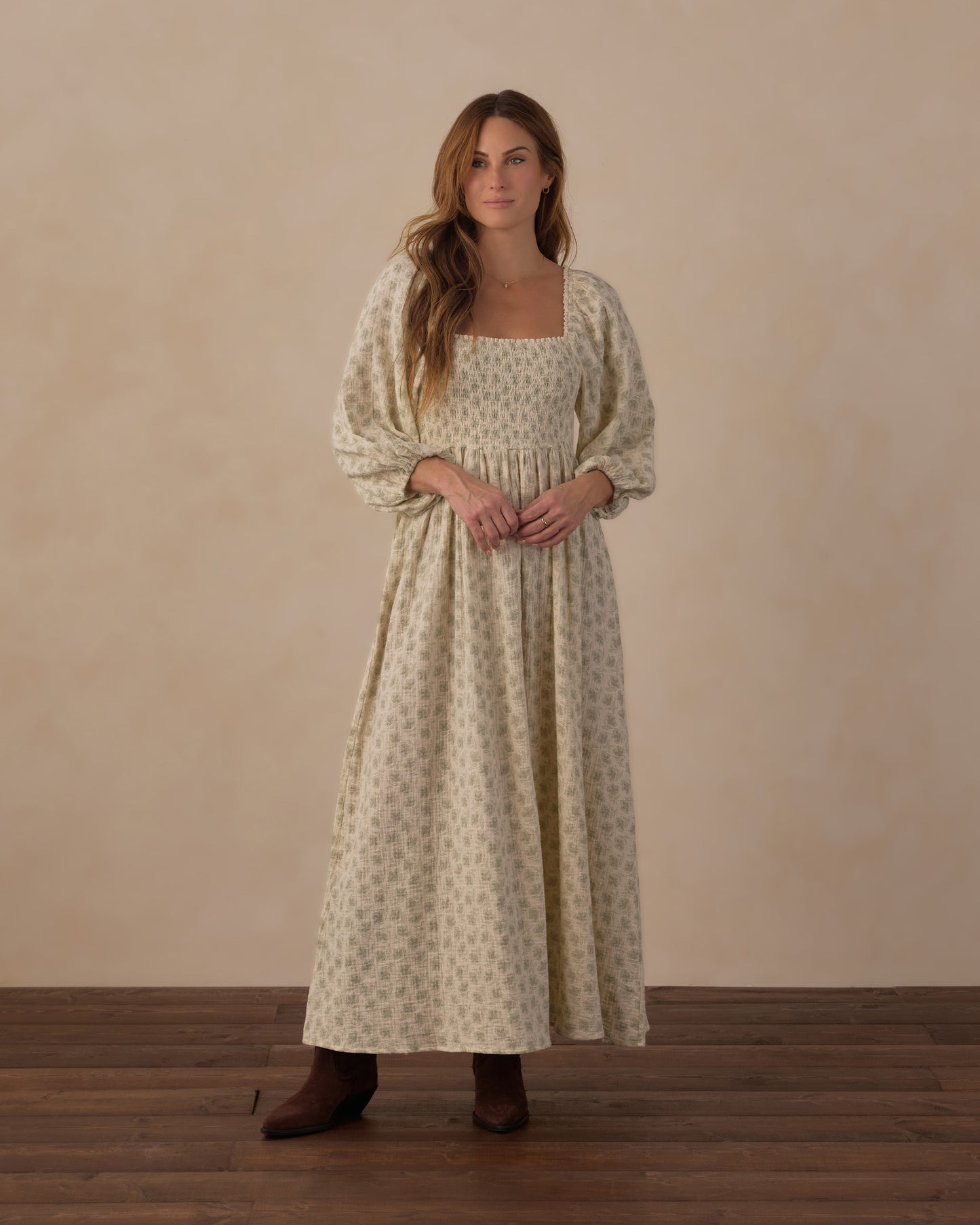 Women's Della Dress | Green Iris