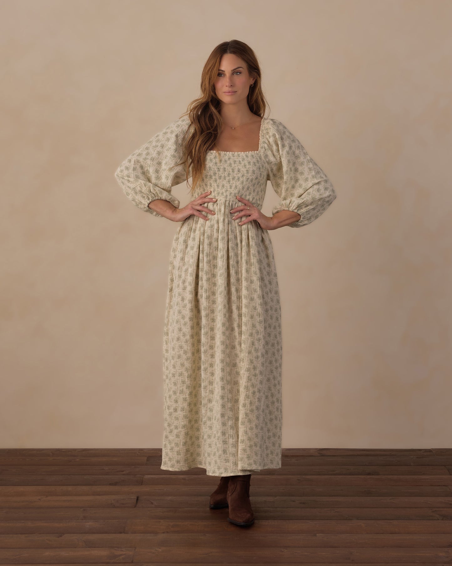 Women's Della Dress | Green Iris