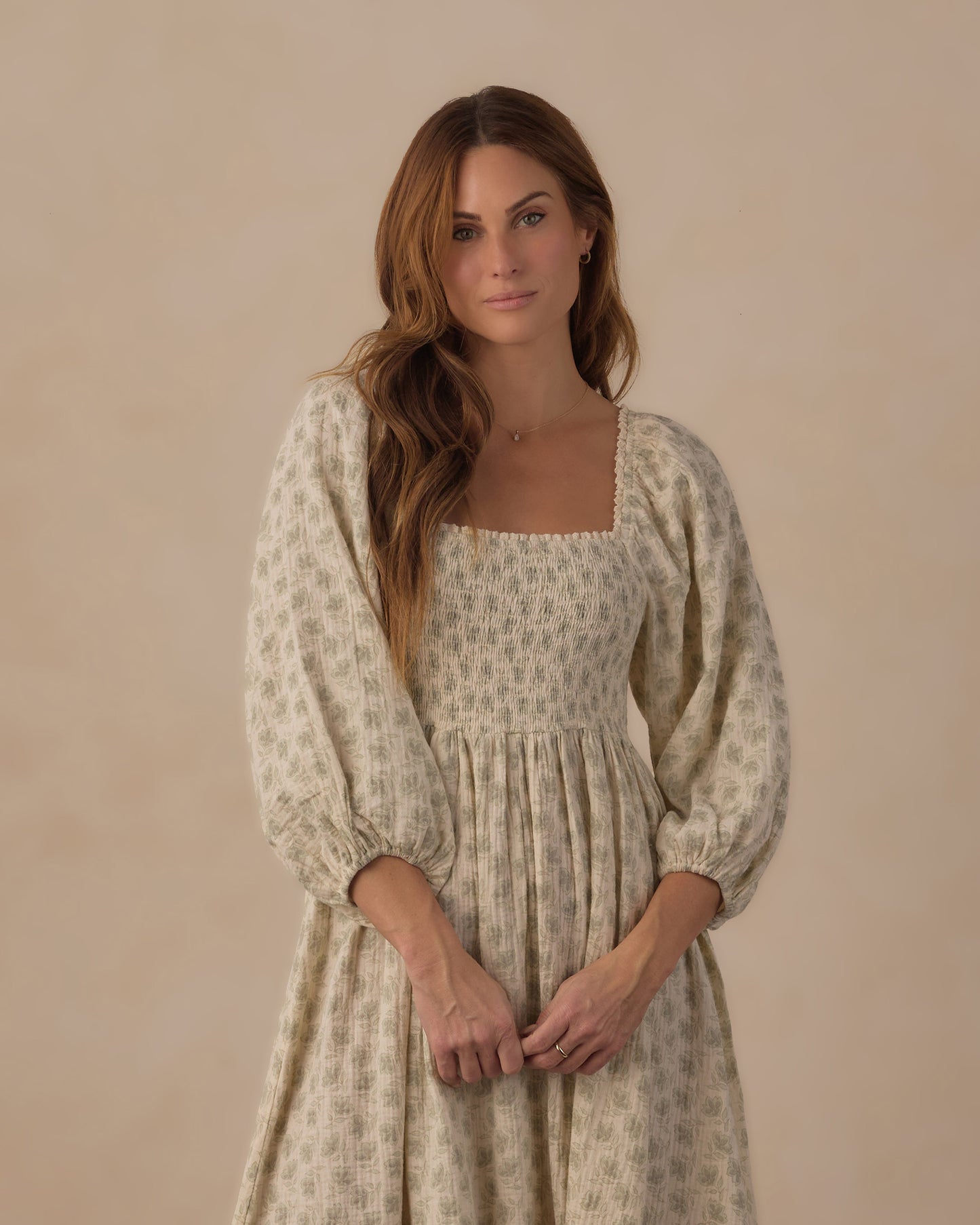 Women's Della Dress | Green Iris