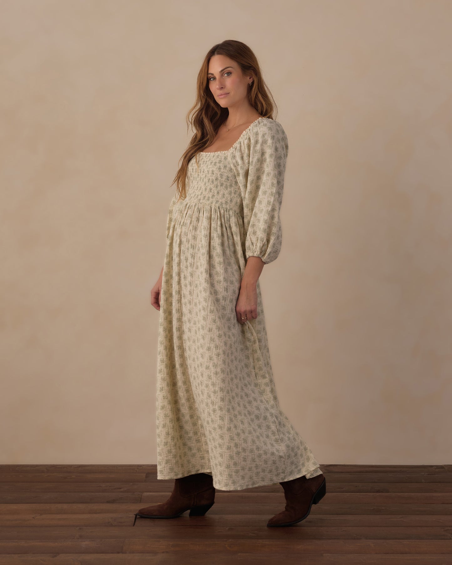 Women's Della Dress | Green Iris