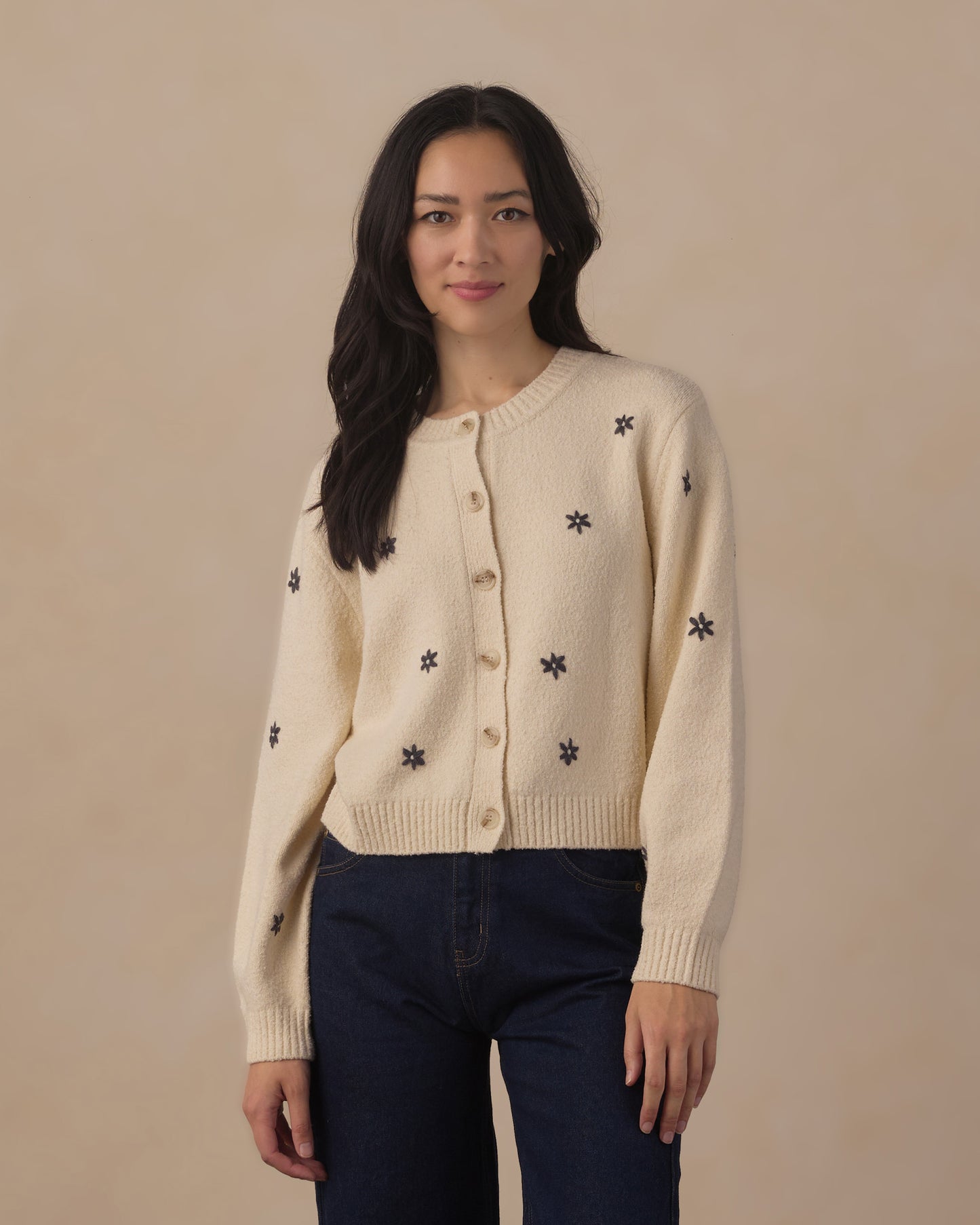 Women's Cheyenne Cardigan | Midnight Daisies