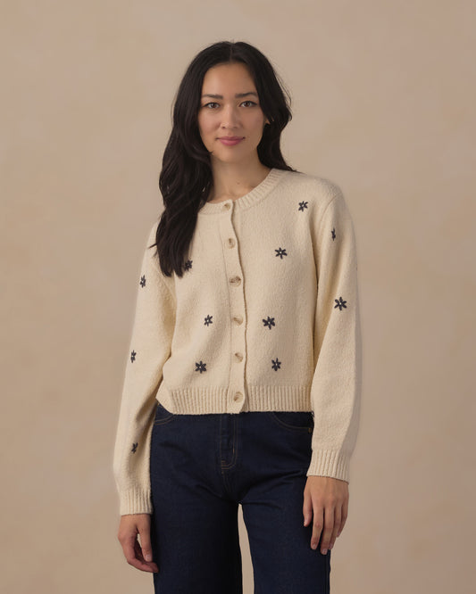 Women's Cheyenne Cardigan | Midnight Daisies