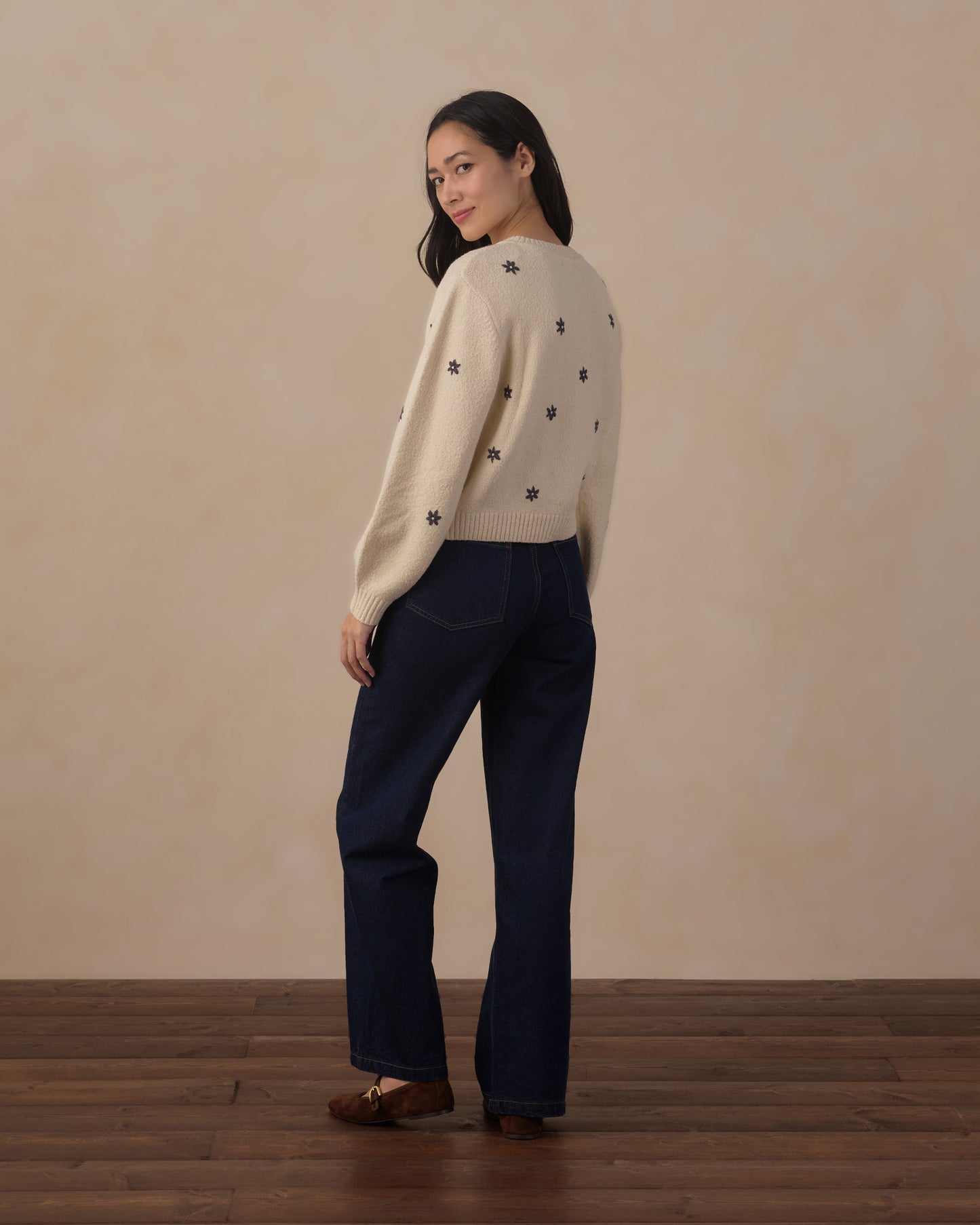 Women's Cheyenne Cardigan | Midnight Daisies
