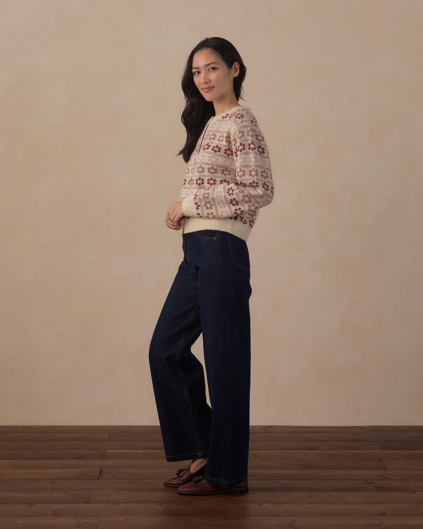 Women's Cheyenne Cardigan | Flower Faire Isle