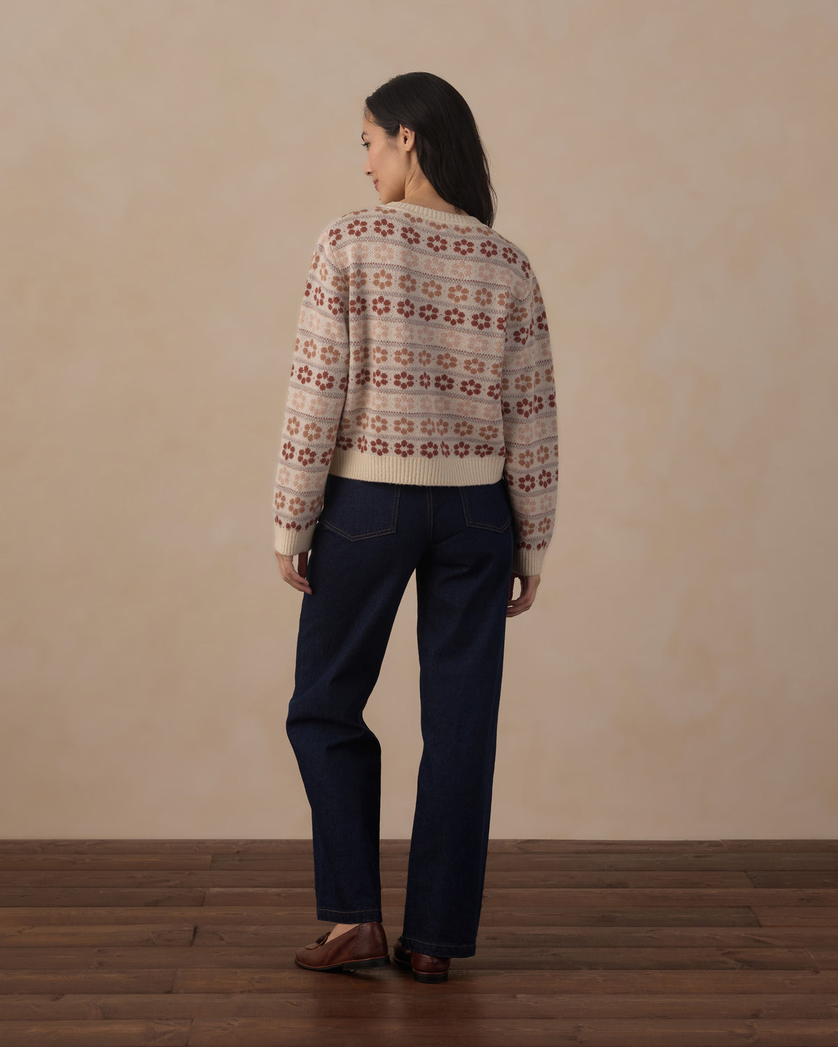 Women's Cheyenne Cardigan | Flower Faire Isle