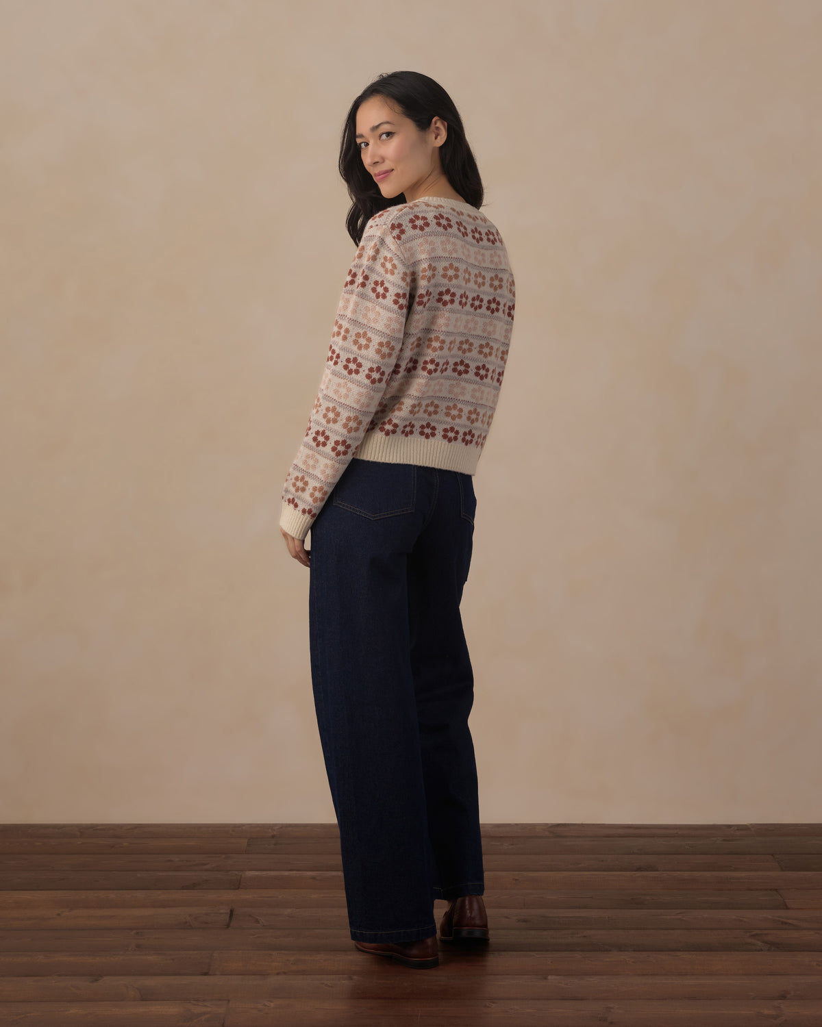 Women's Cheyenne Cardigan | Flower Faire Isle