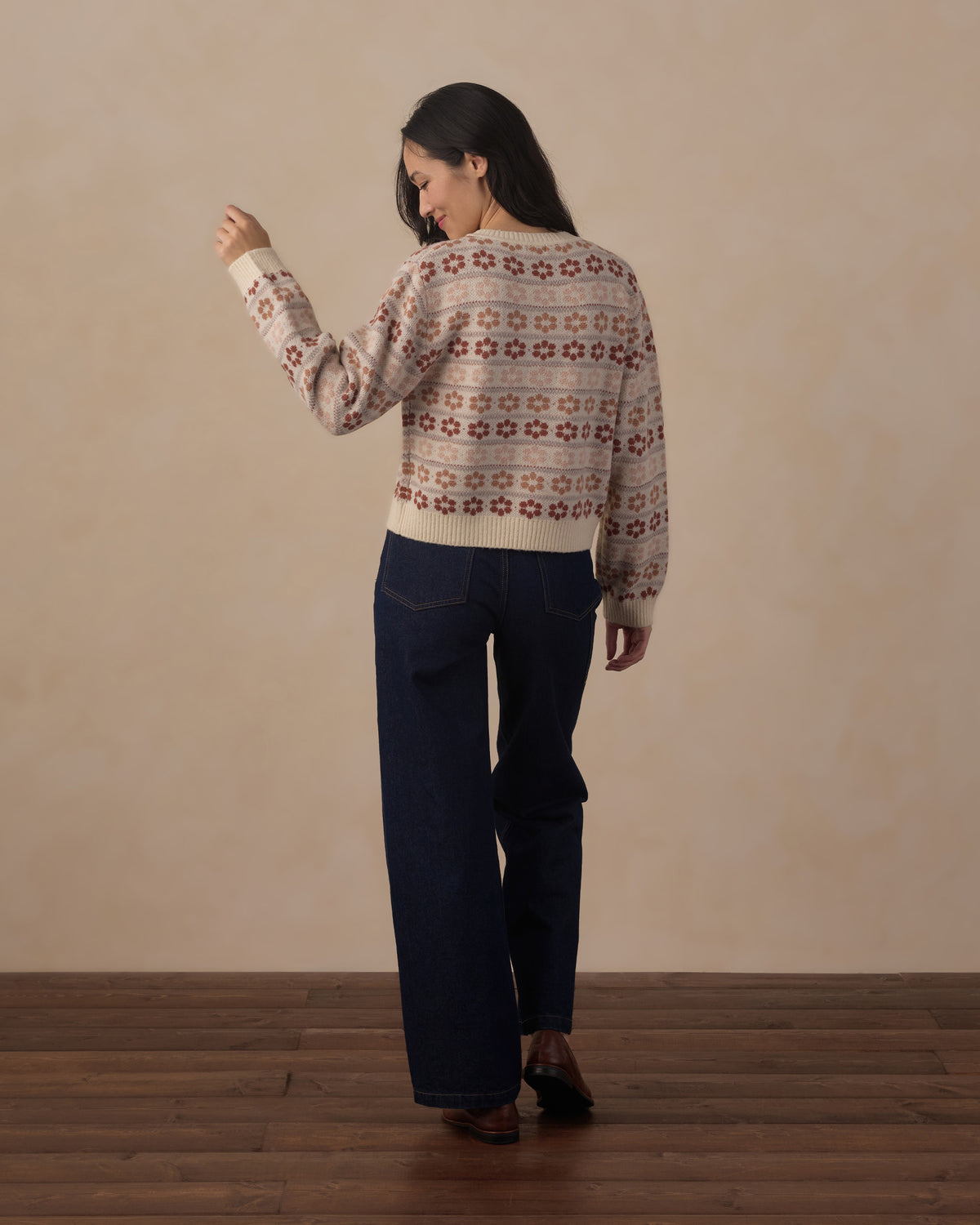 Women's Cheyenne Cardigan | Flower Faire Isle