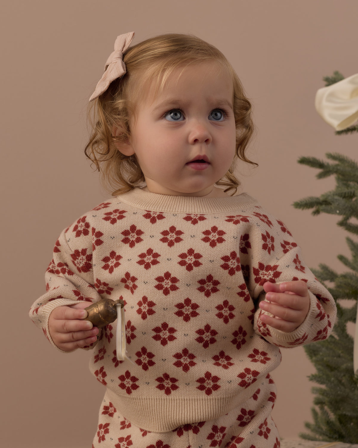 Knit Sweater | Poinsettia