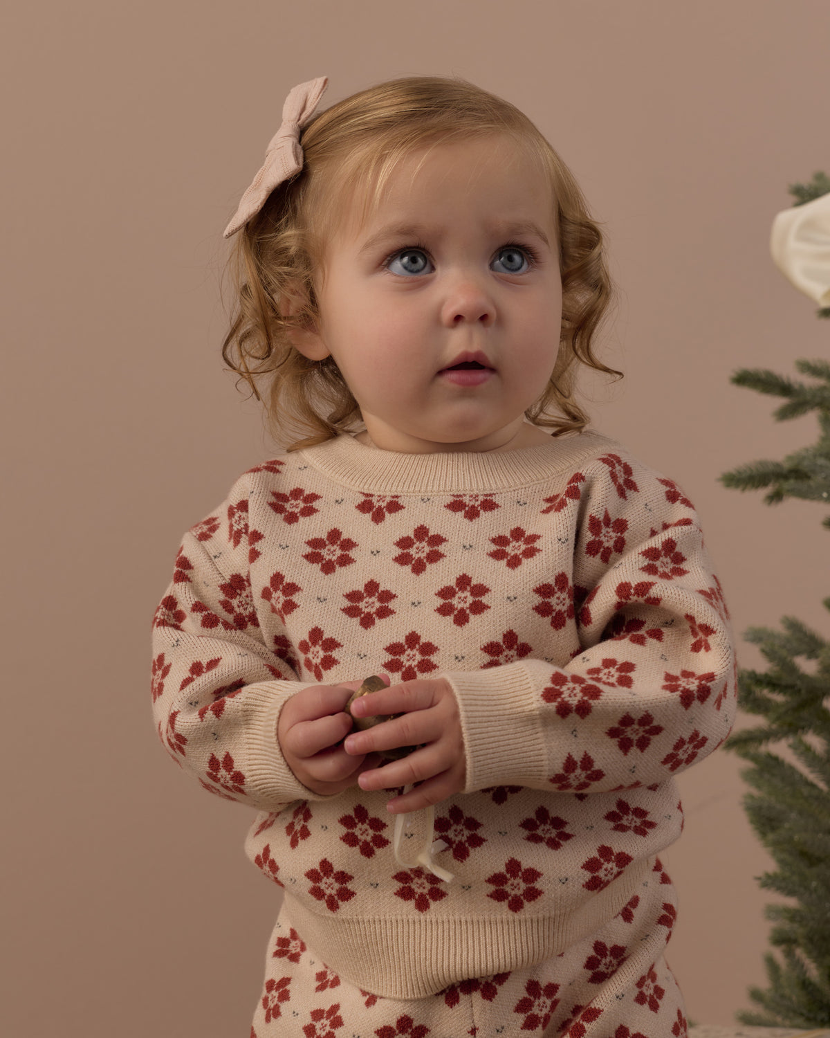 Knit Sweater | Poinsettia