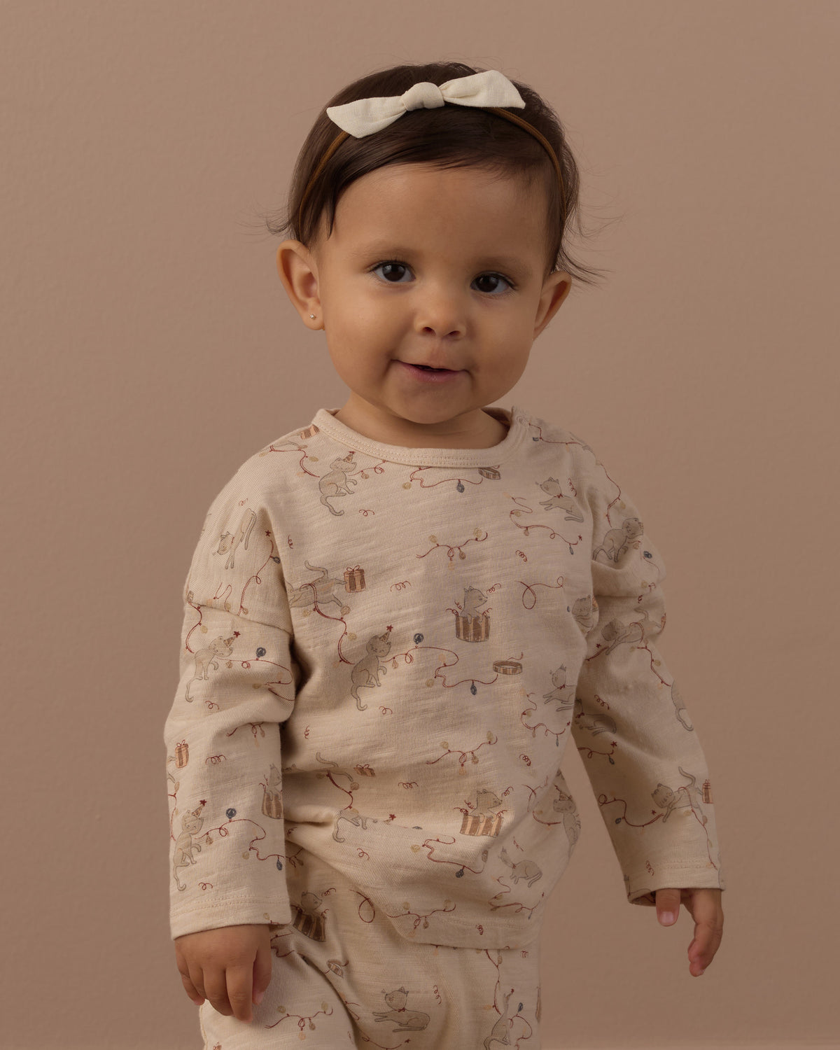 Long Sleeve Tee + Pant Set  | Kitties